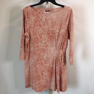J McLaughlin Giraffer Print Tunic XL